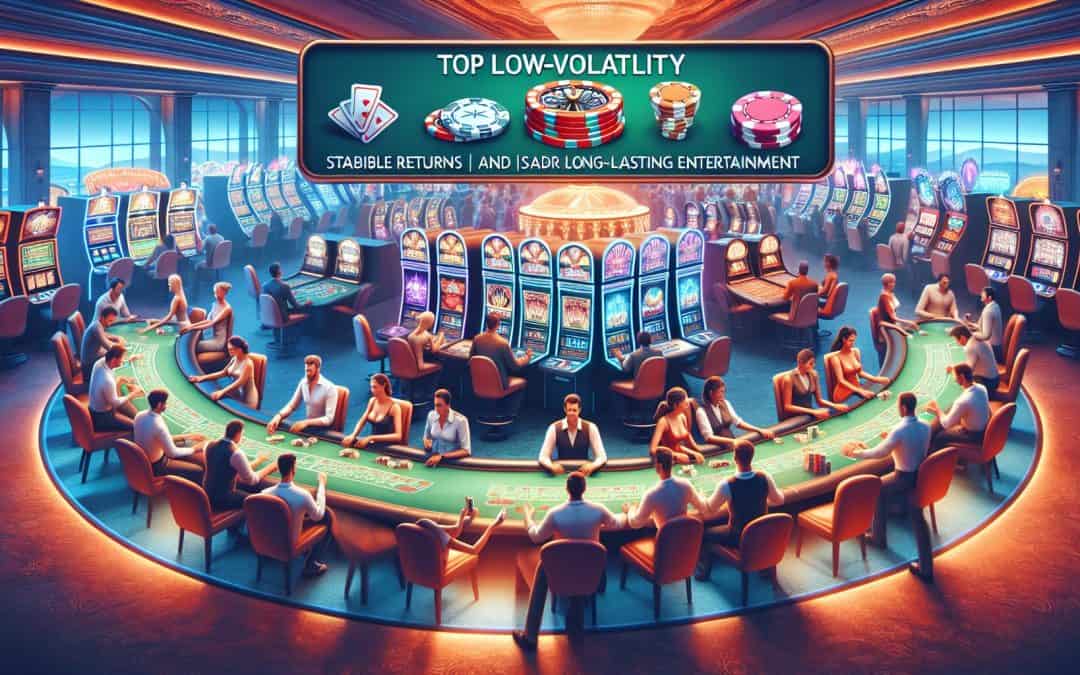 Najbolje igre s niskom volatilnošću za casino igrače